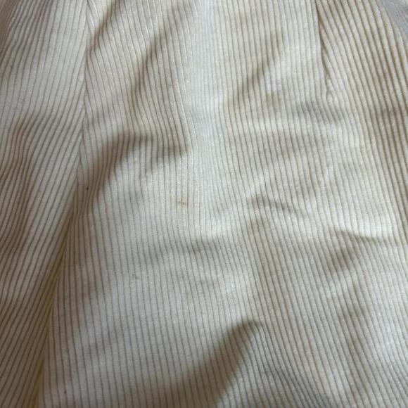 Bogner Pants Women's 10 L Cream Corduroy Ski Stirrup High Rise Skinny Sportswear - Picture 7 of 9